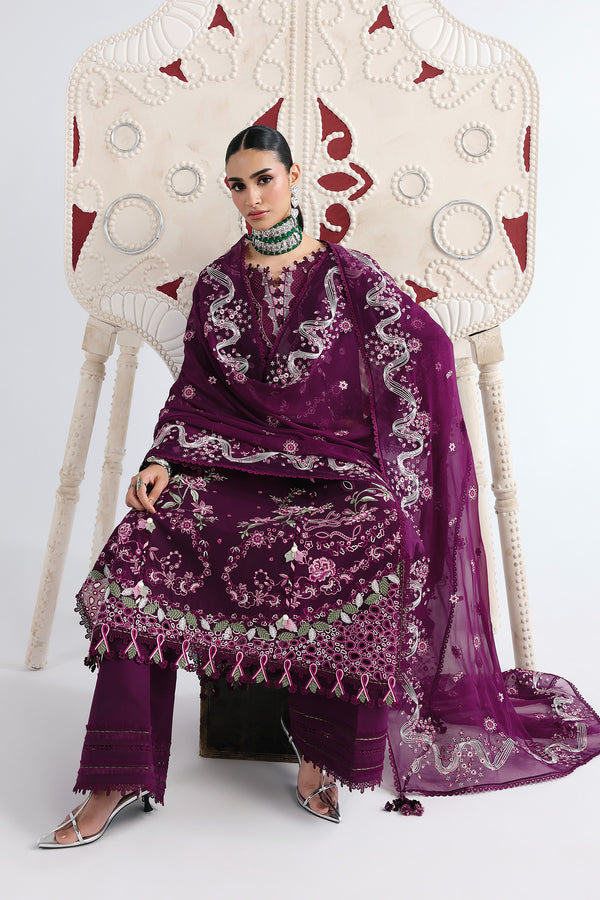 Qalamkar | Festive Lawn 26 | QFL-10 TRESA