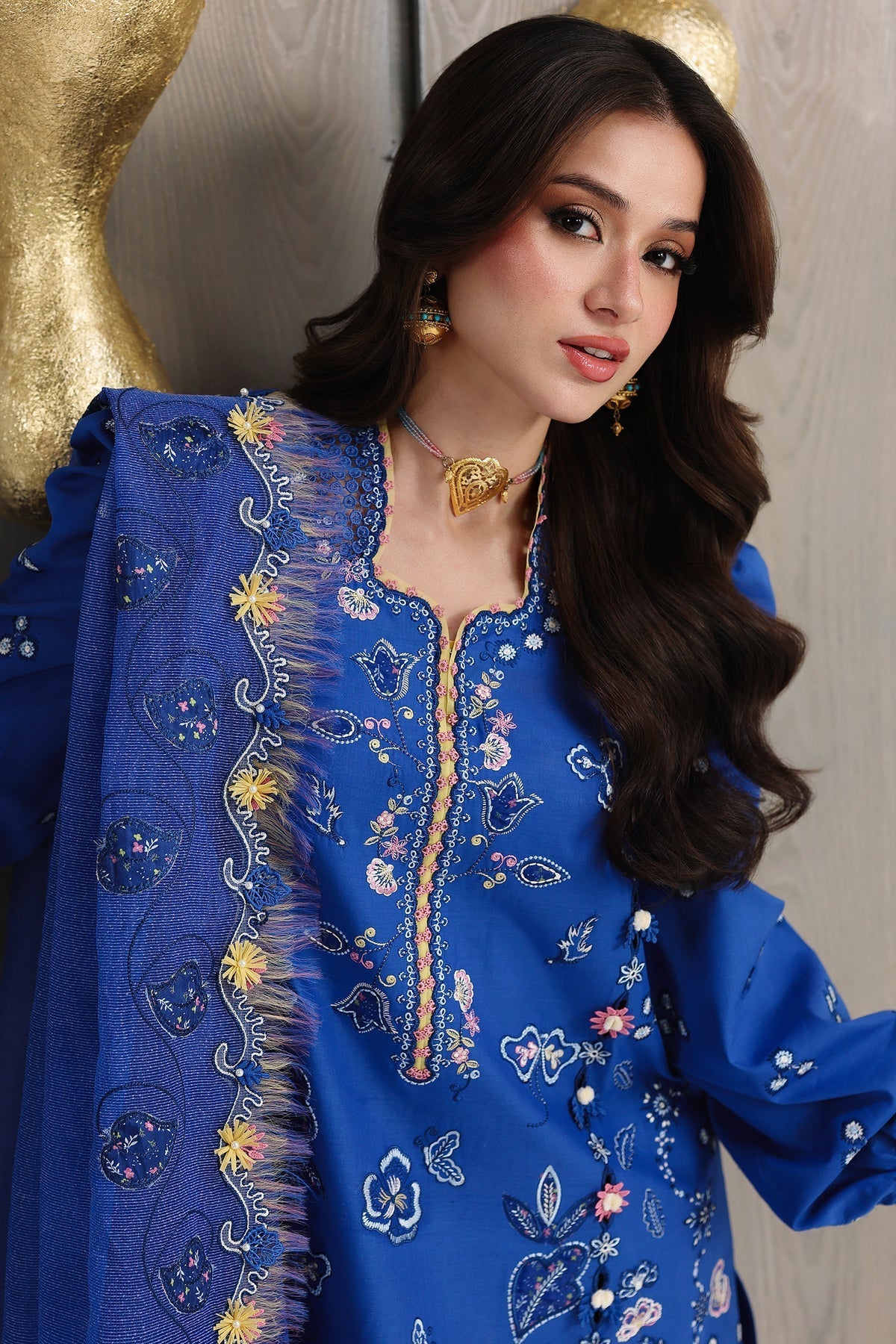 Qalamkar | Festive Lawn 26 | QFL-06 EMINA