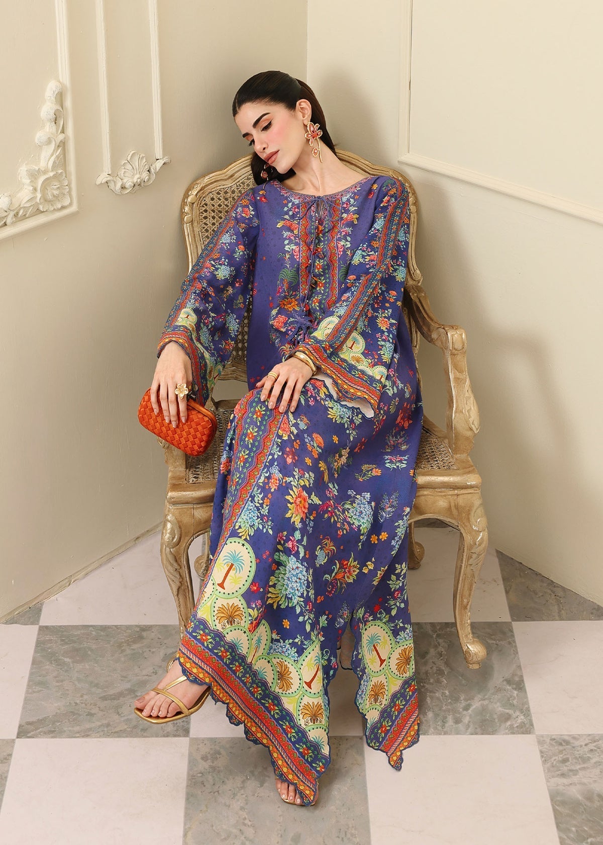 Kanwal Malik | Sorelle Luxe Silk 26 | Noire