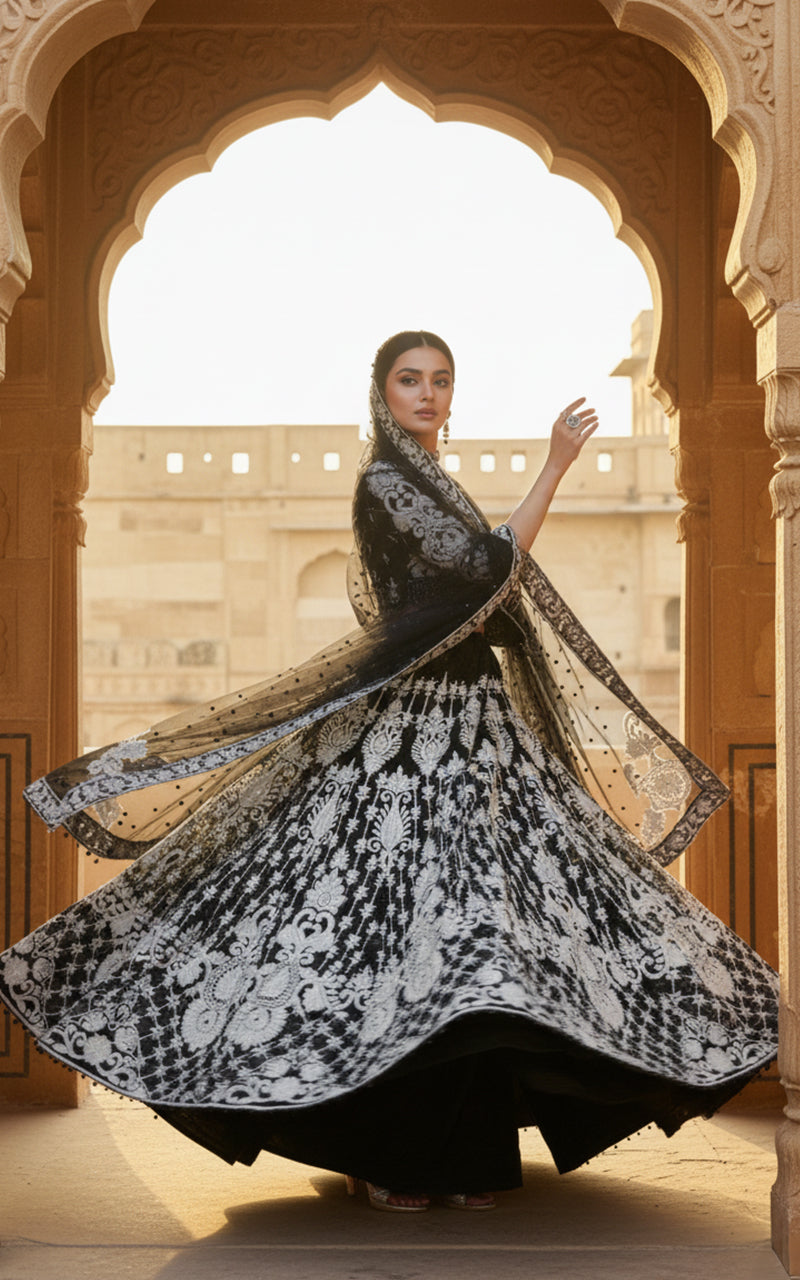 Threads and Motifs | Formal Outfits | Blouse With Lehenga