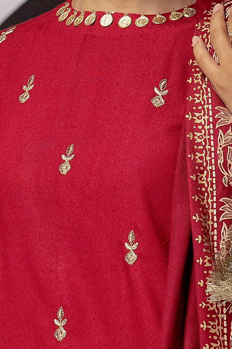 Gul Ahmed | Winter Collection 24 | Acrylic Dupatta AP-42045
