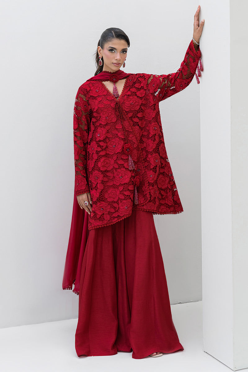 Chic Ophicial | Aarzu Luxe Pret | Red Radiance