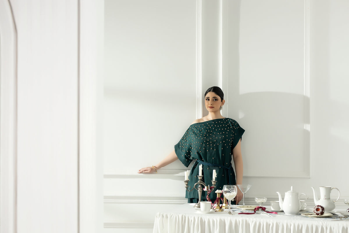 Purple Haze | Suraya Edit | Majestic Moss Green