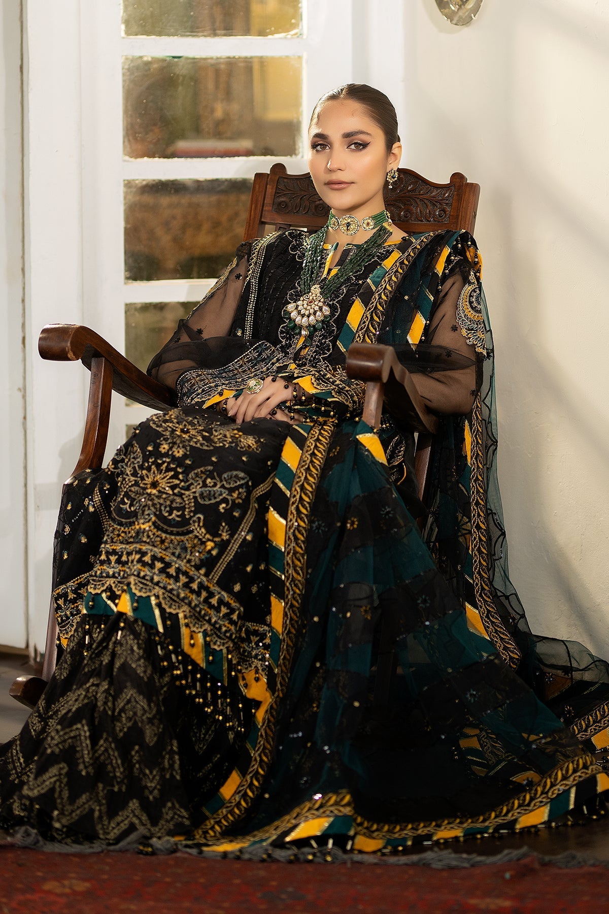 Raeesa Premium | Dehleez Formals | DL-1023 Rang -E-Vasl