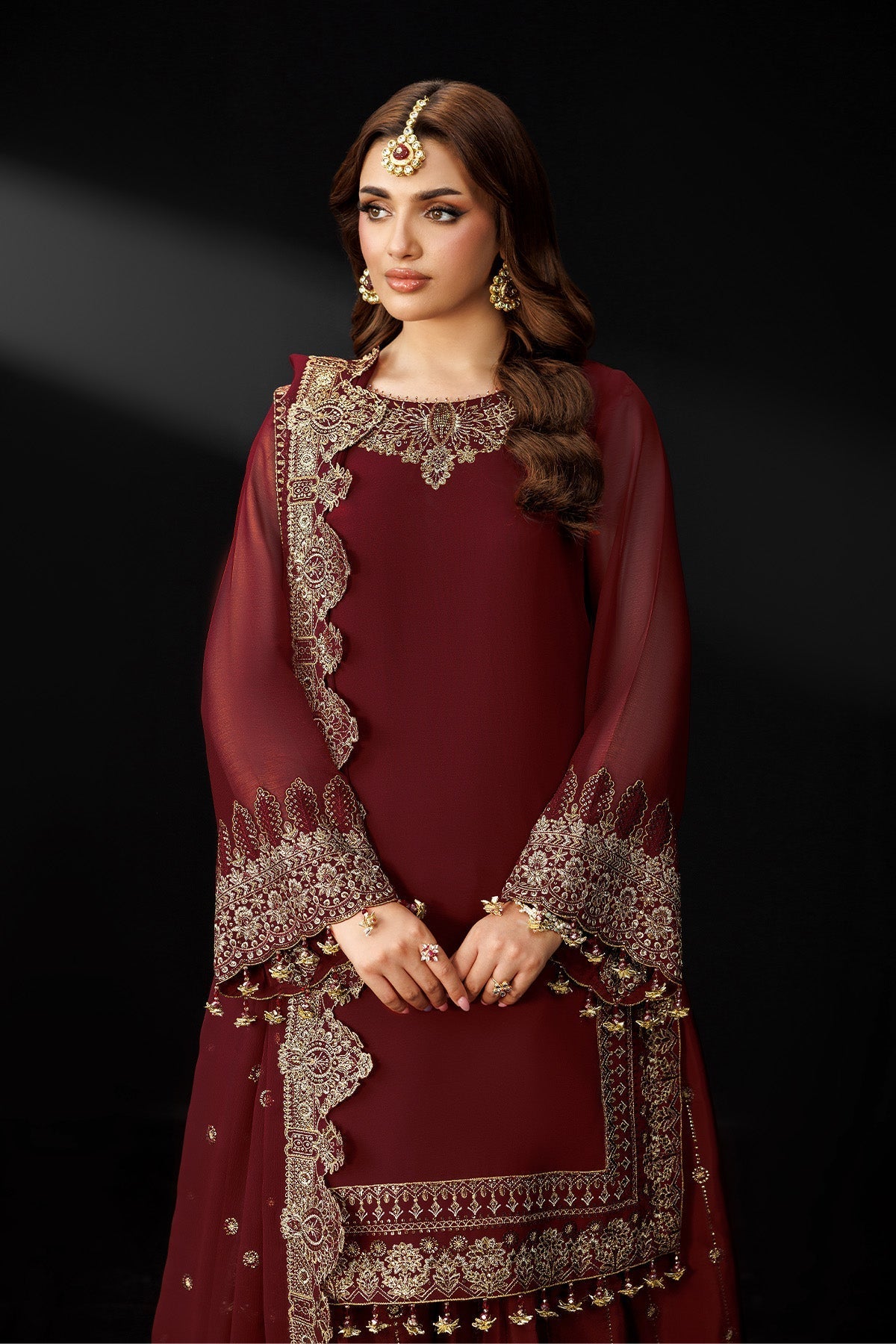 Alizeh | Dua Formals 26 | AF-DUA-3035-Marsala