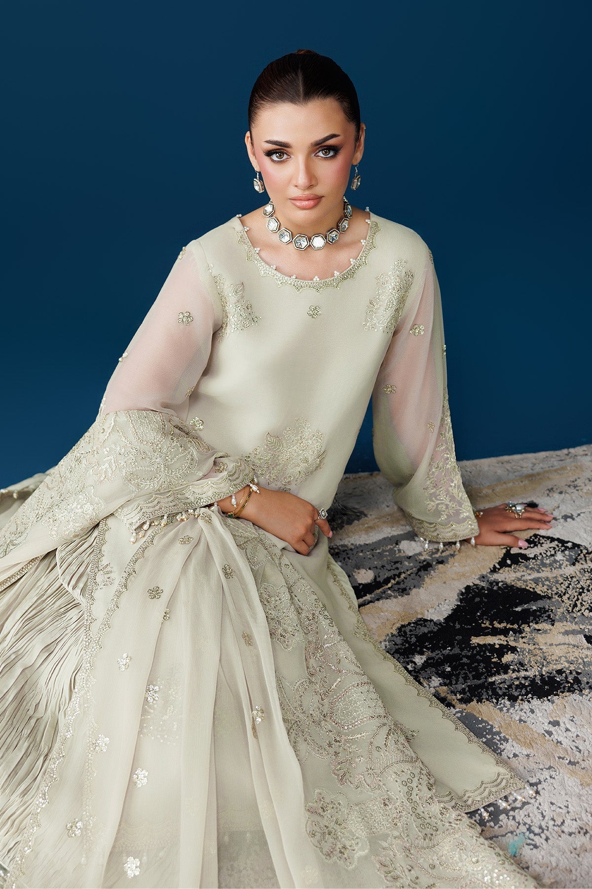 Alizeh | Dua Formals 26 | AF-DUA-3036-Dew Drop