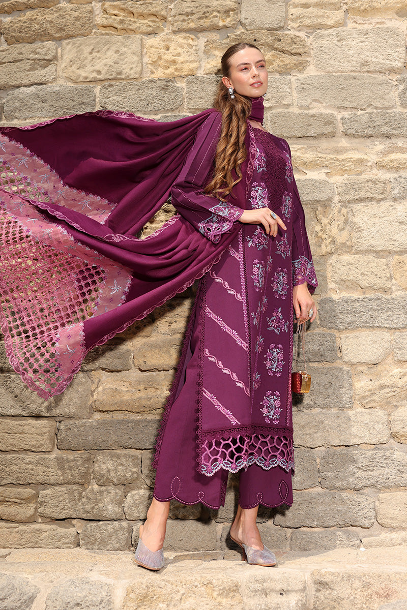 Rangrasiya | Carnation Luxury Shawl Edit | Affogato