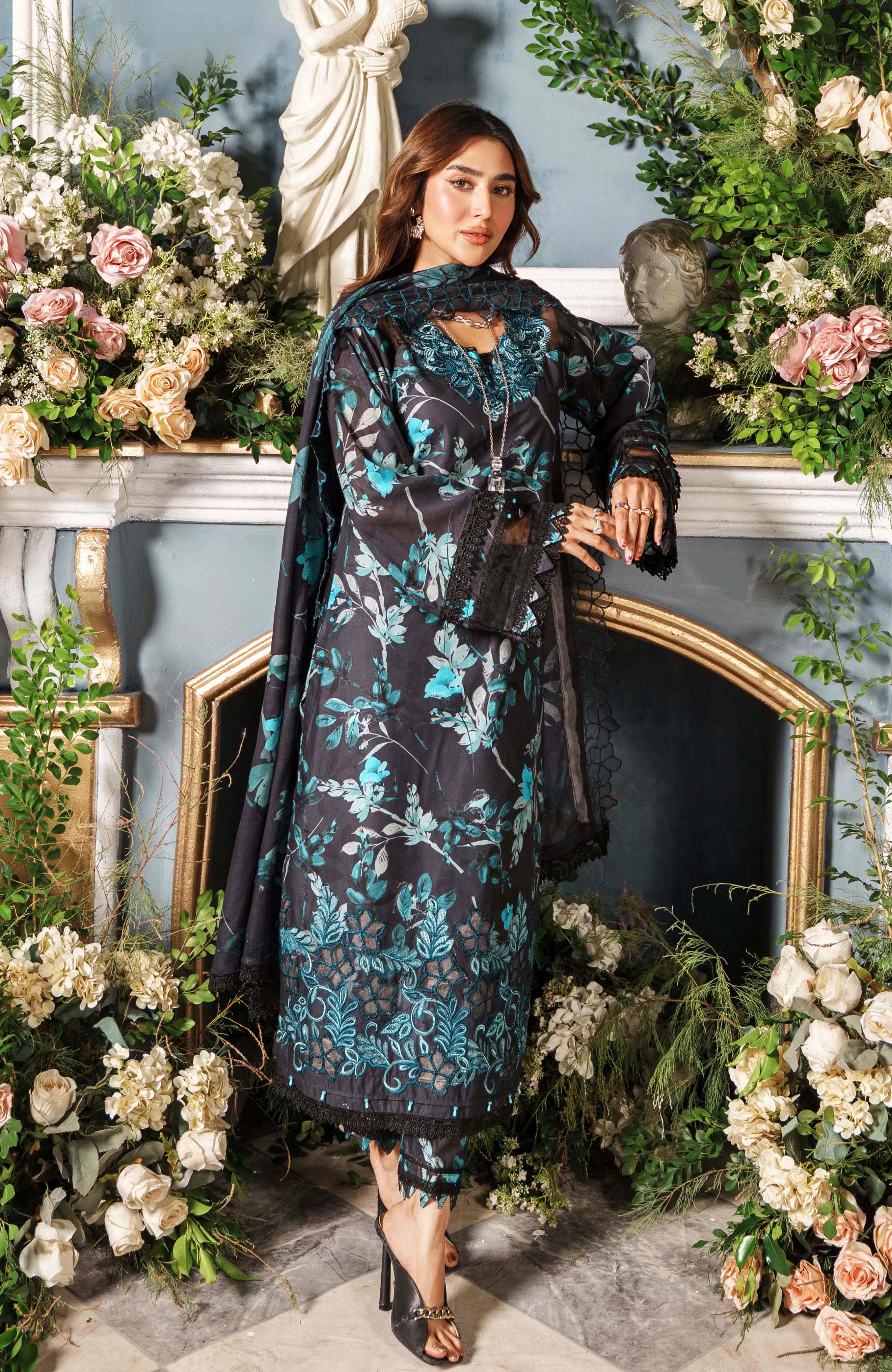 Al Zohaib | Printkari Cutwork Applique 24 | PCA-24-01