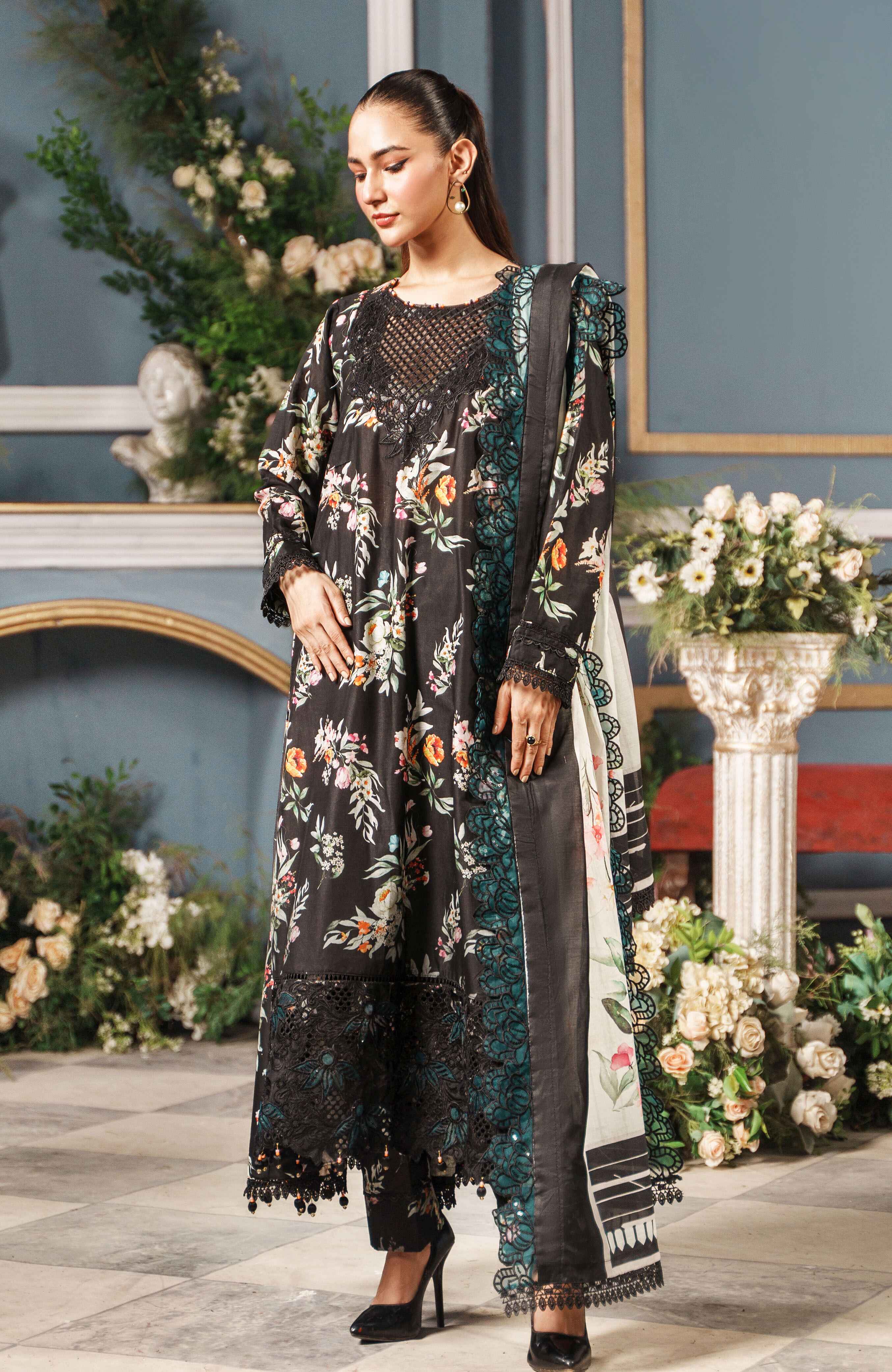 Al Zohaib | Printkari Cutwork Applique 24 | PCA-24-10