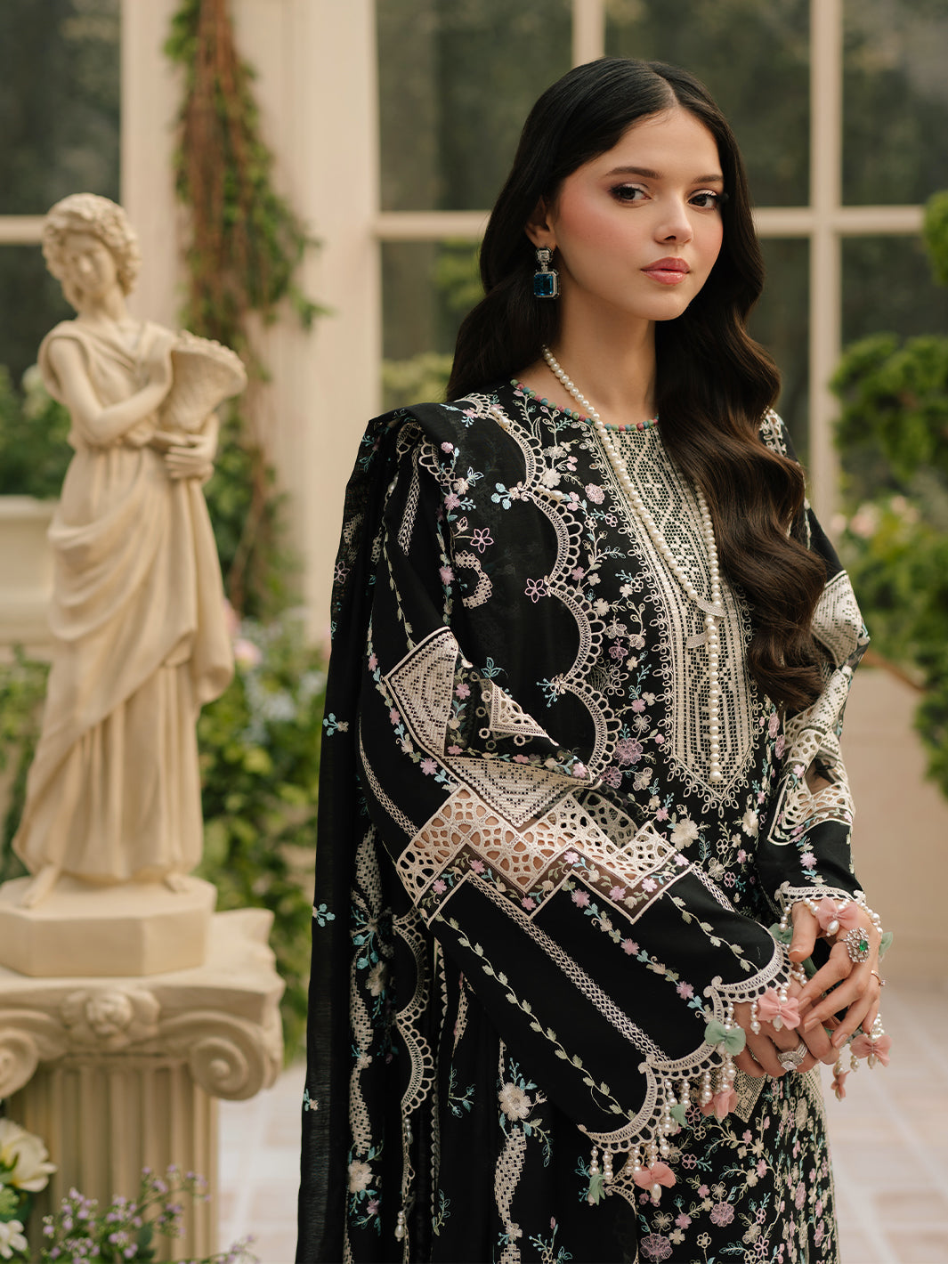 Bin Ilyas | Freesia Embroidered Lawn 25 | 103 - B
