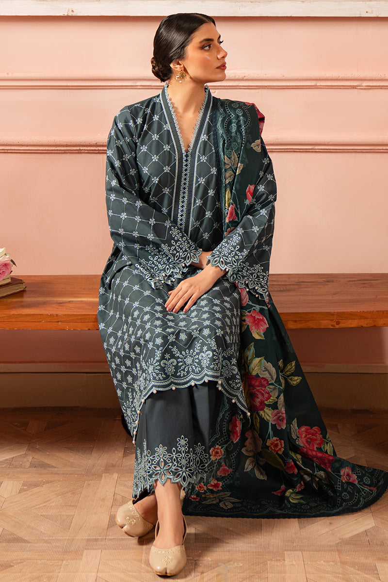Cross Stitch | Cambric Lawn 24 | AZURE SERENITY