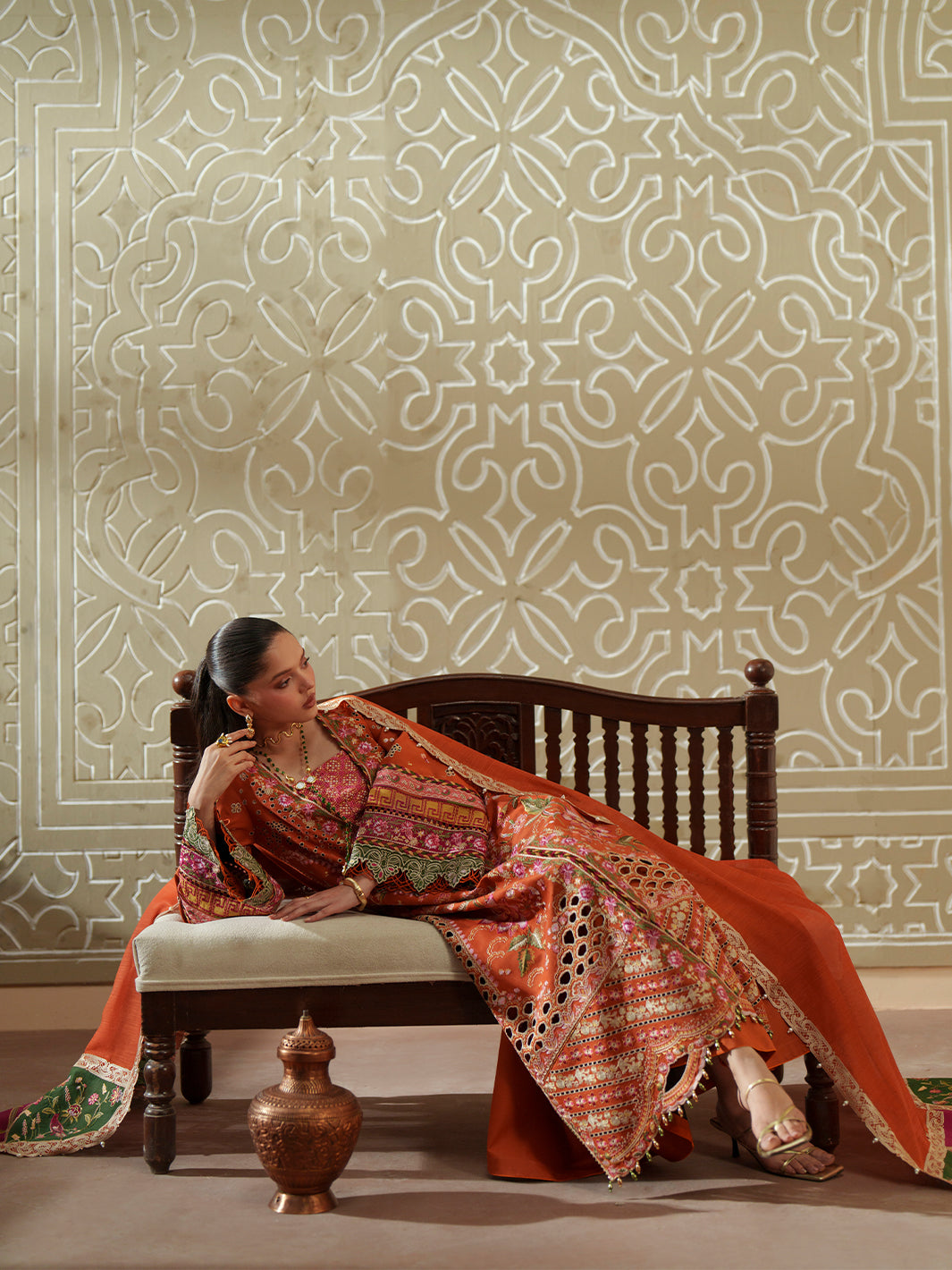 Bin Ilyas | Mashriq Luxury Lawn 26 | D-116-A