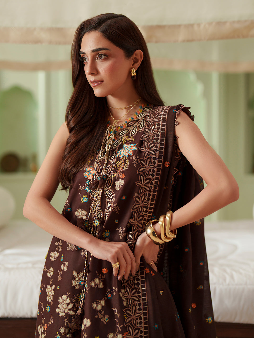 Bin Ilyas | Mashriq Luxury Lawn 26 | D-117-B
