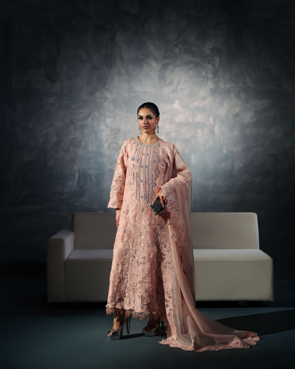 Vasal | Zyra Luxe Pret 26 | Peach Charm