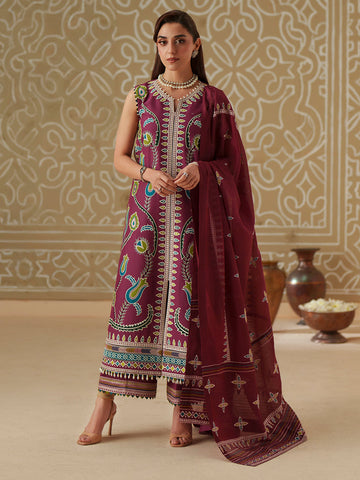 Bin Ilyas | Mashriq Luxury Lawn 26 | D-118-A