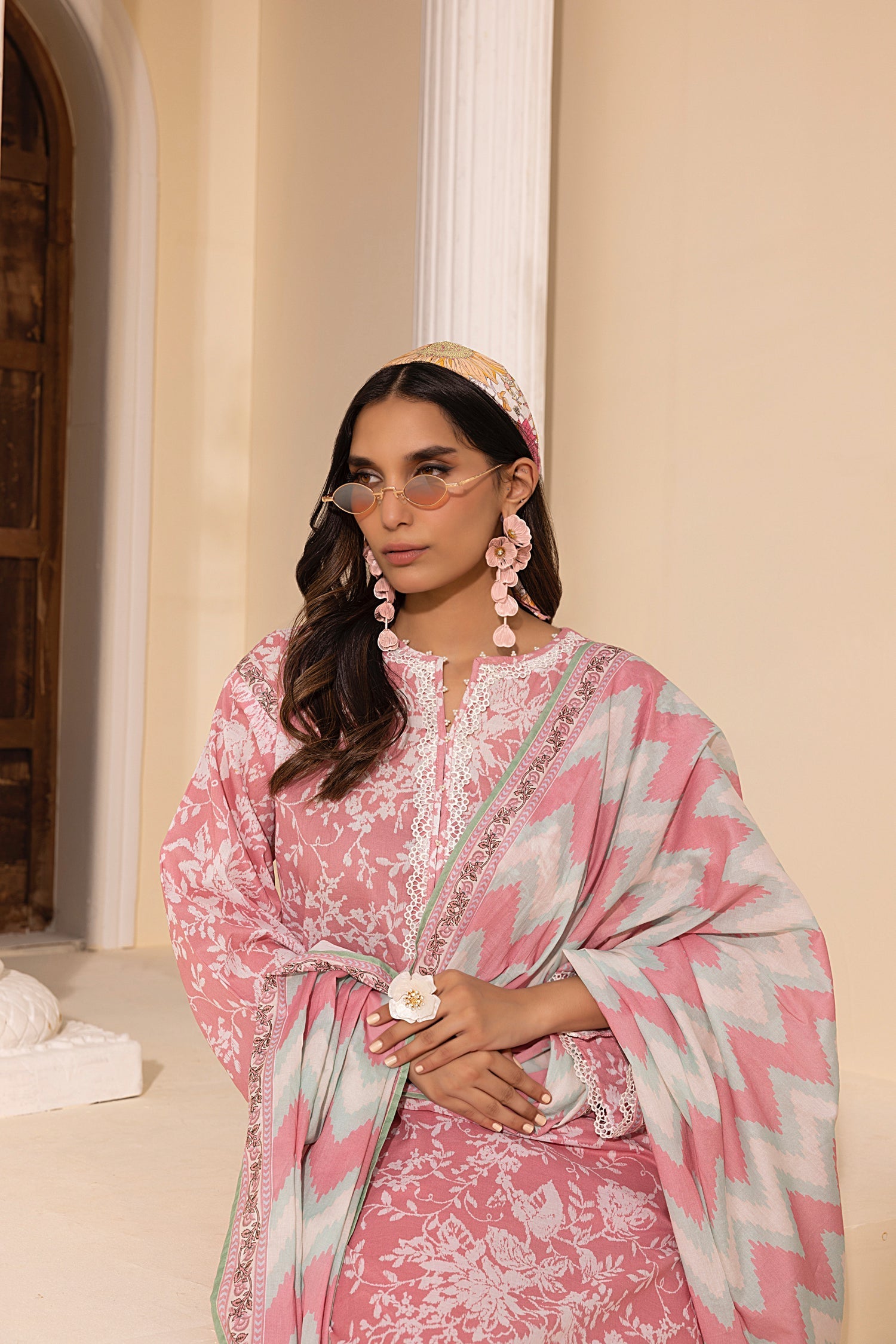 LSM | Embroidered and Printed Lawn | LG-MM-0247