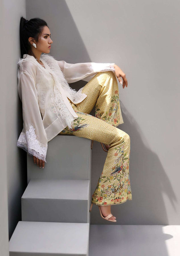 Layla Chatoor | Luxury Pret | Satin Wrap Pantstop