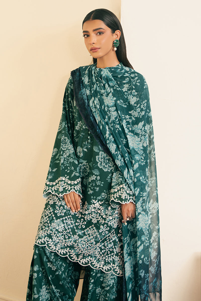 Cross Stitch | Embroidered Lawn Mahiri 24 | GRACE GREEN