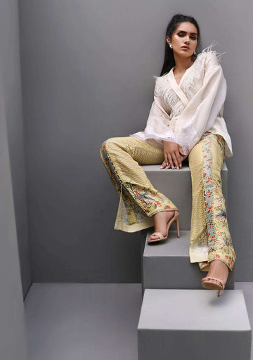 Layla Chatoor | Luxury Pret | Satin Wrap Pantstop