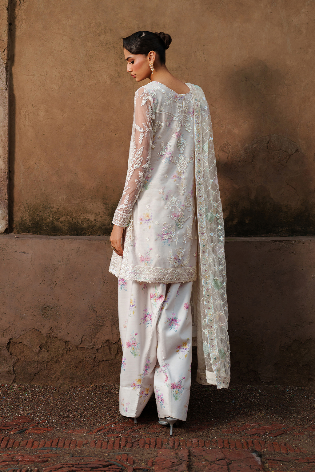 Iznik | Festive Formal | UE-534 Embroidered Net