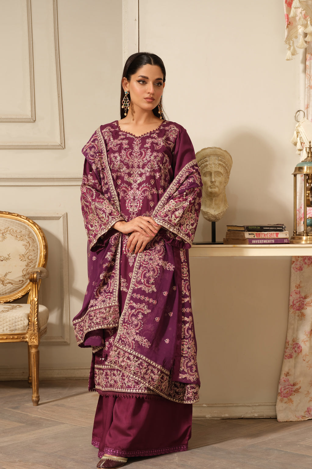 Johra | Silsila Embroidered Viscose | JH-259-SIL