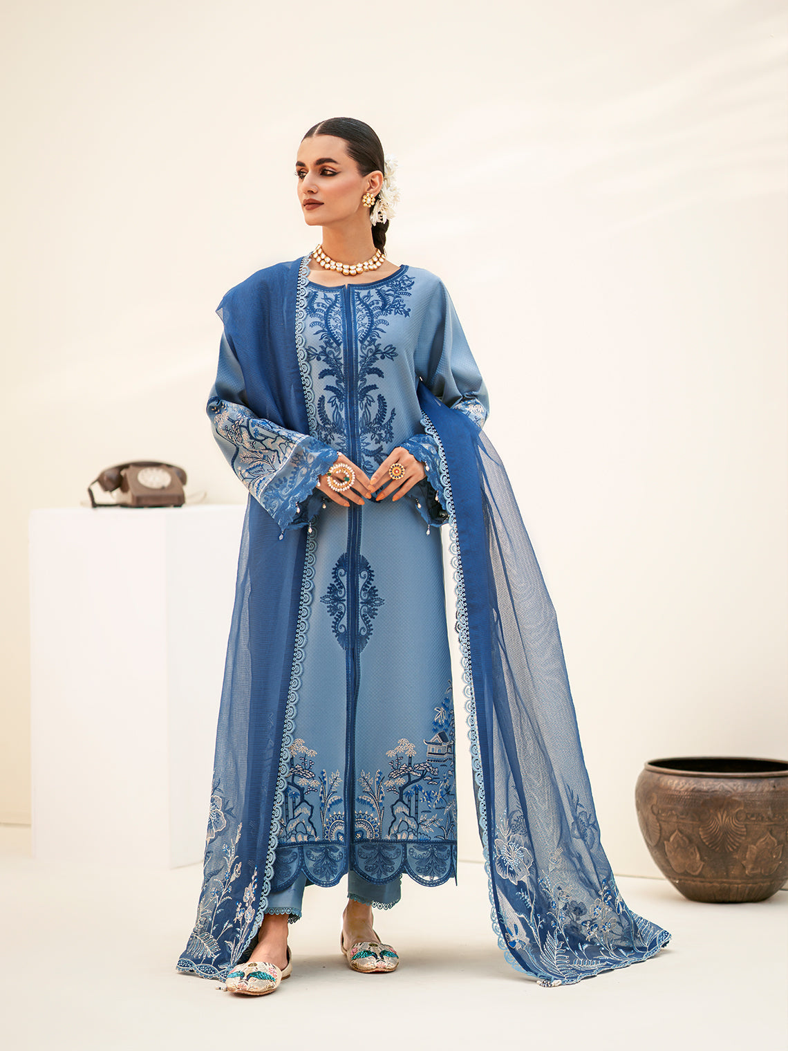 Fozia Khalid | Eid Edit 24 | Aquamarine