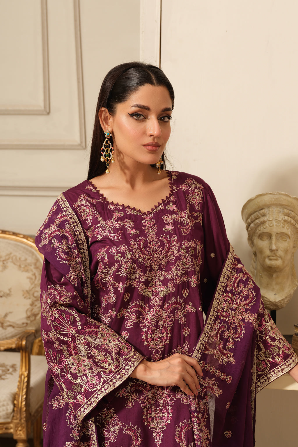 Johra | Silsila Embroidered Viscose | JH-259-SIL