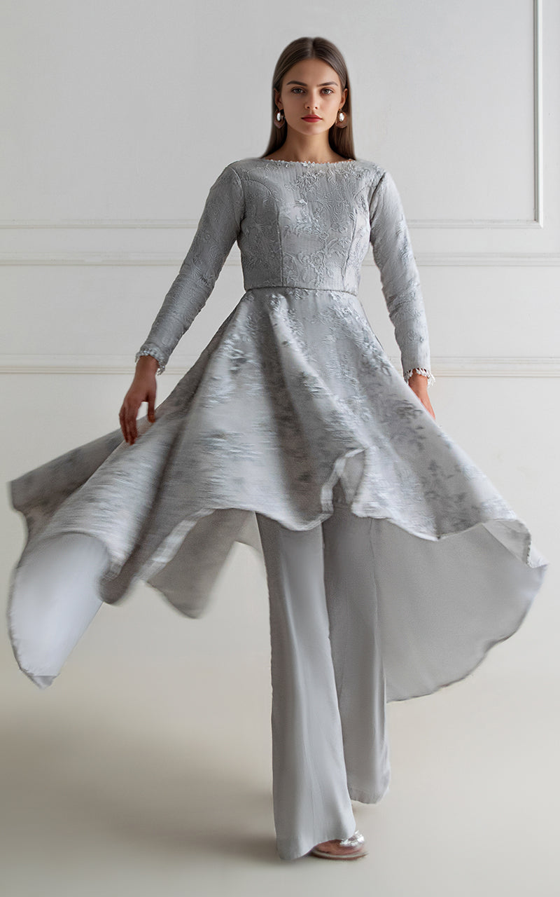 Threads and Motifs | Formal Dresses 25 | Organza Embroidered Dress