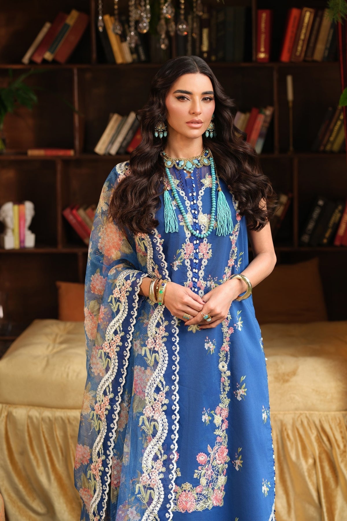 Maryam Hussain | Luxury Lawn 26 | Skye