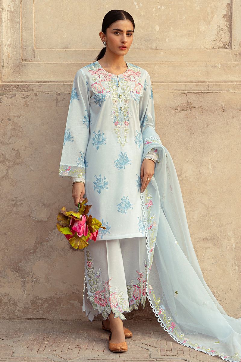 Cross Stitch | Premium Lawn 24 | DAWN MIST