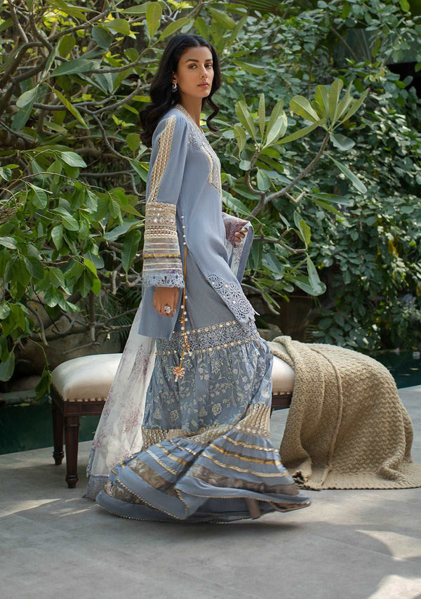 Layla Chatoor | Luxury Pret | Periwinkle Tunic