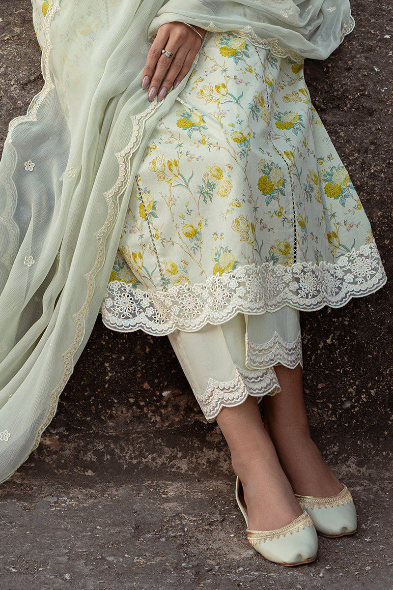 Cross Stitch | Premium Lawn 24 | LIME PRIMROSE