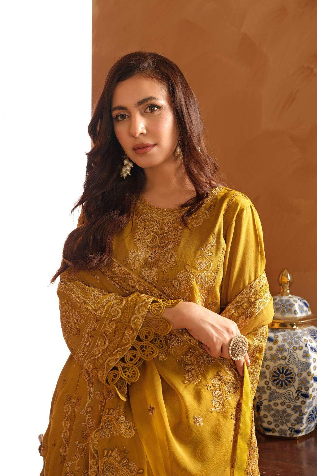 Johra | Shah Jahan Embroidered Viscose | JH-263-SJ