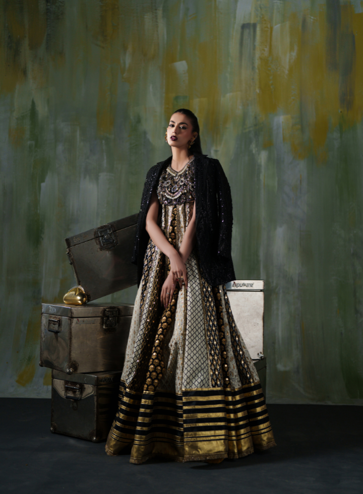 Vasal | Elys Festive Edit 26 | Majestic Gold Noir