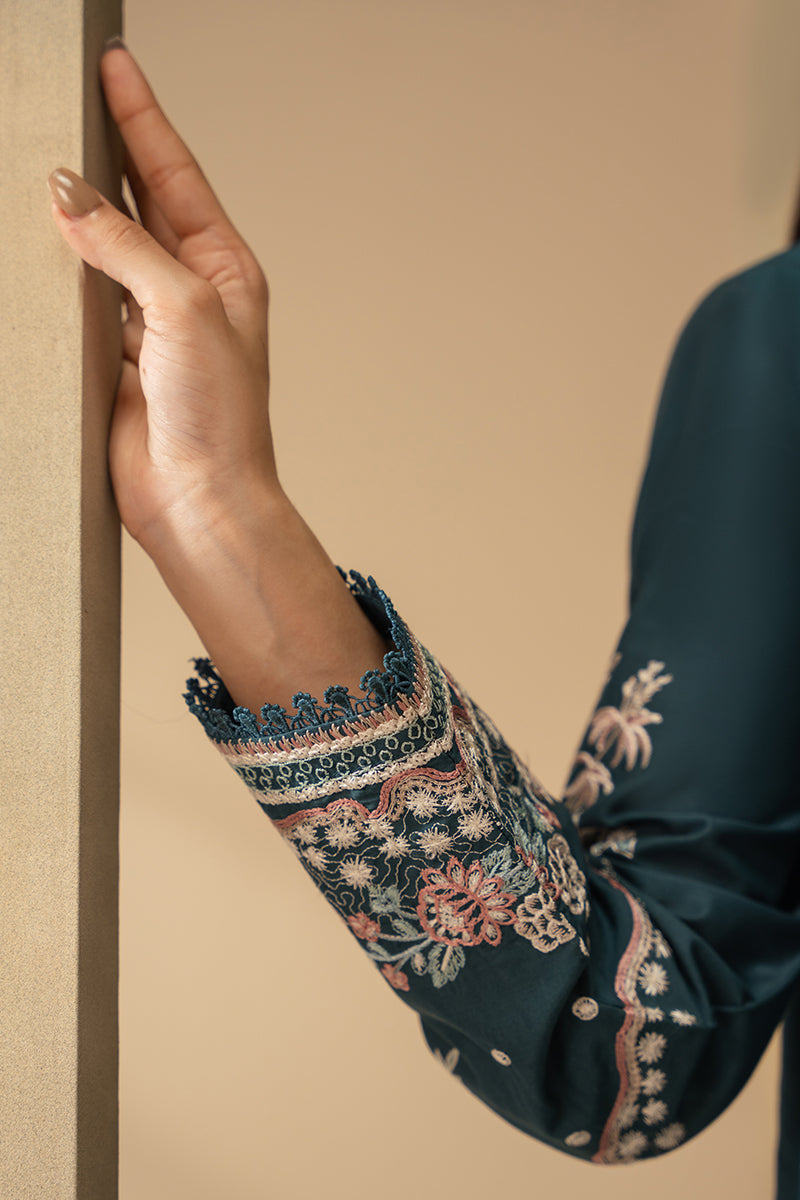 Cross Stitch | Mahiri Embroidered Lawn 24 | MIDNIGHT BLOOM