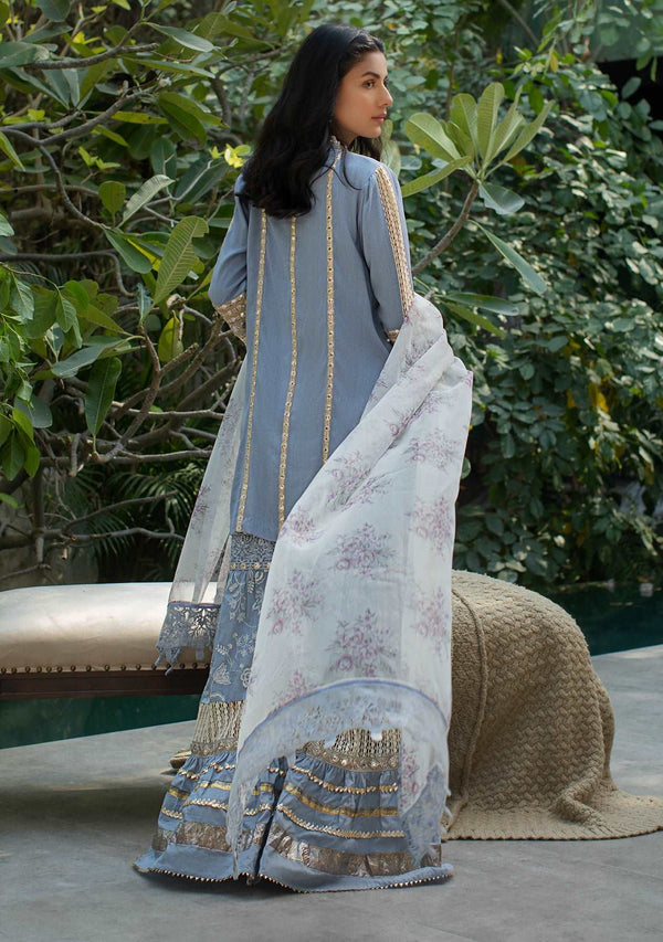Layla Chatoor | Luxury Pret | Periwinkle Tunic