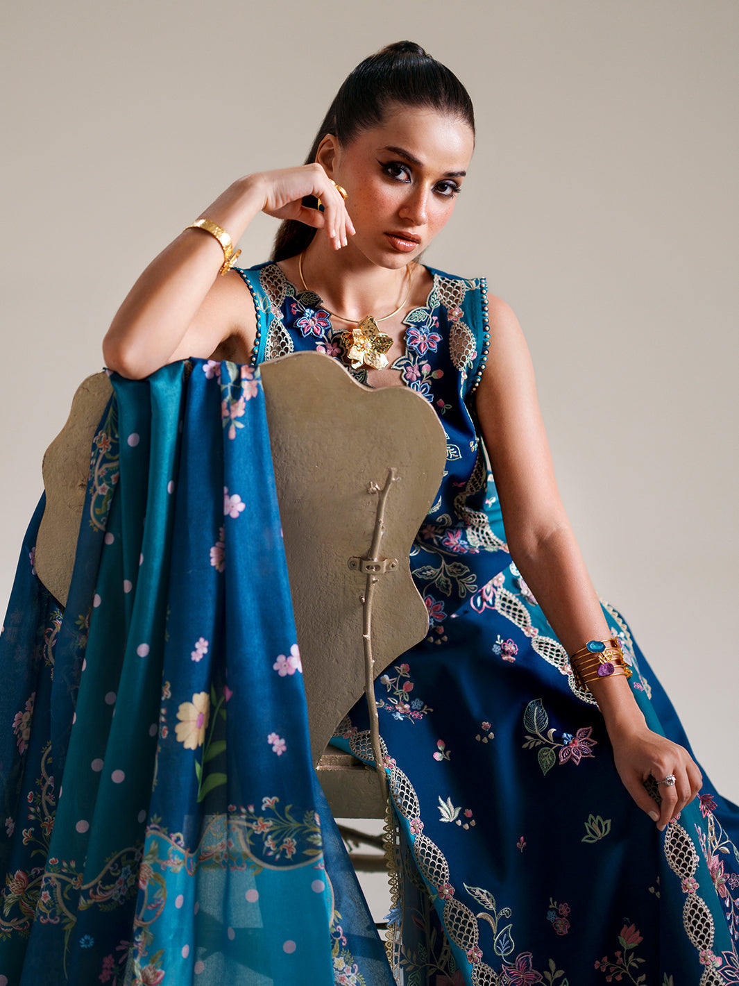 Bin Ilyas | Amour Luxury Lawn 26 | 184-A