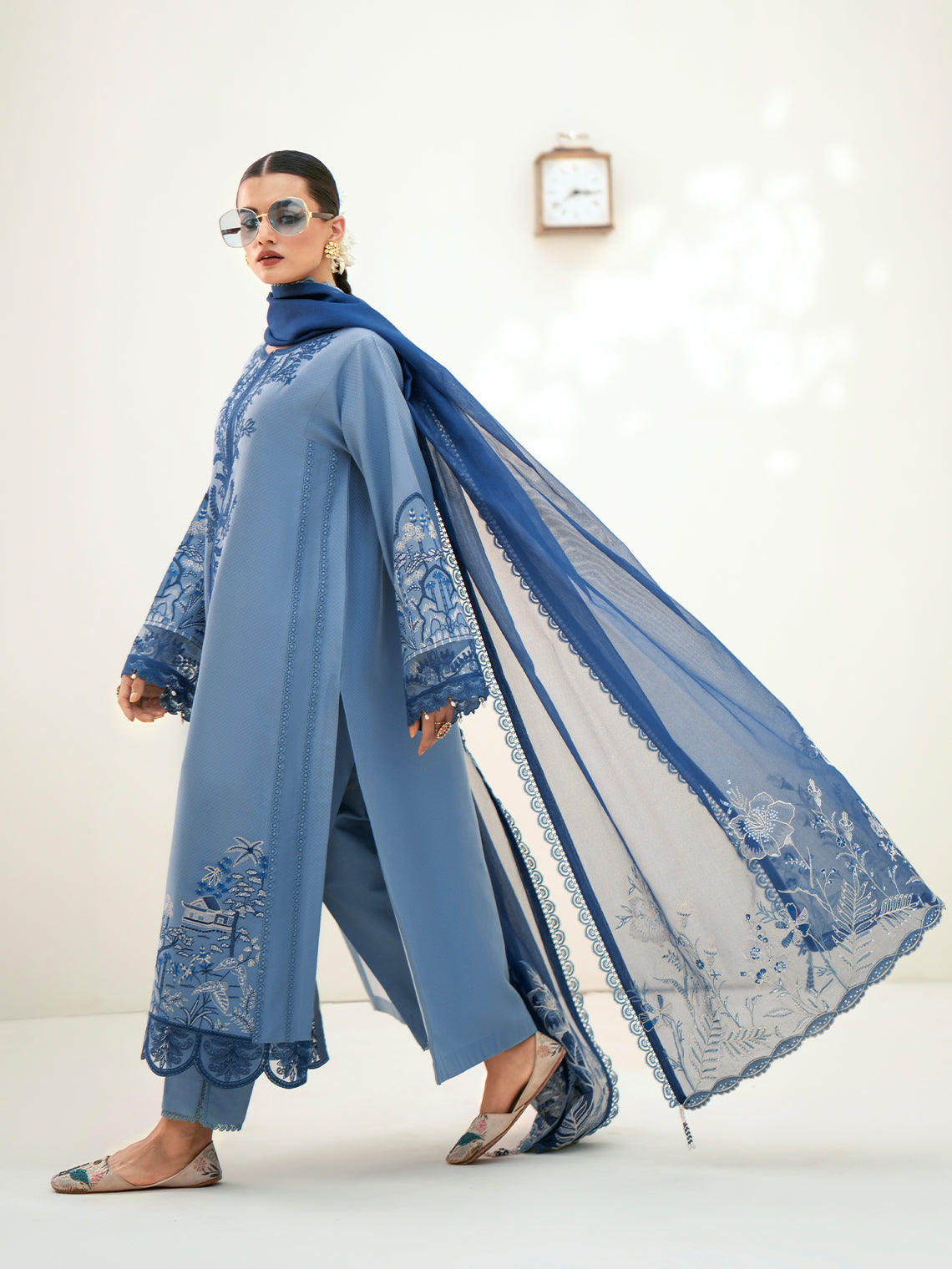 Fozia Khalid | Eid Edit 24 | Aquamarine