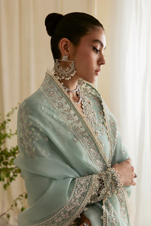 Suffuse | Freeshia Formals | Mint Angrakha