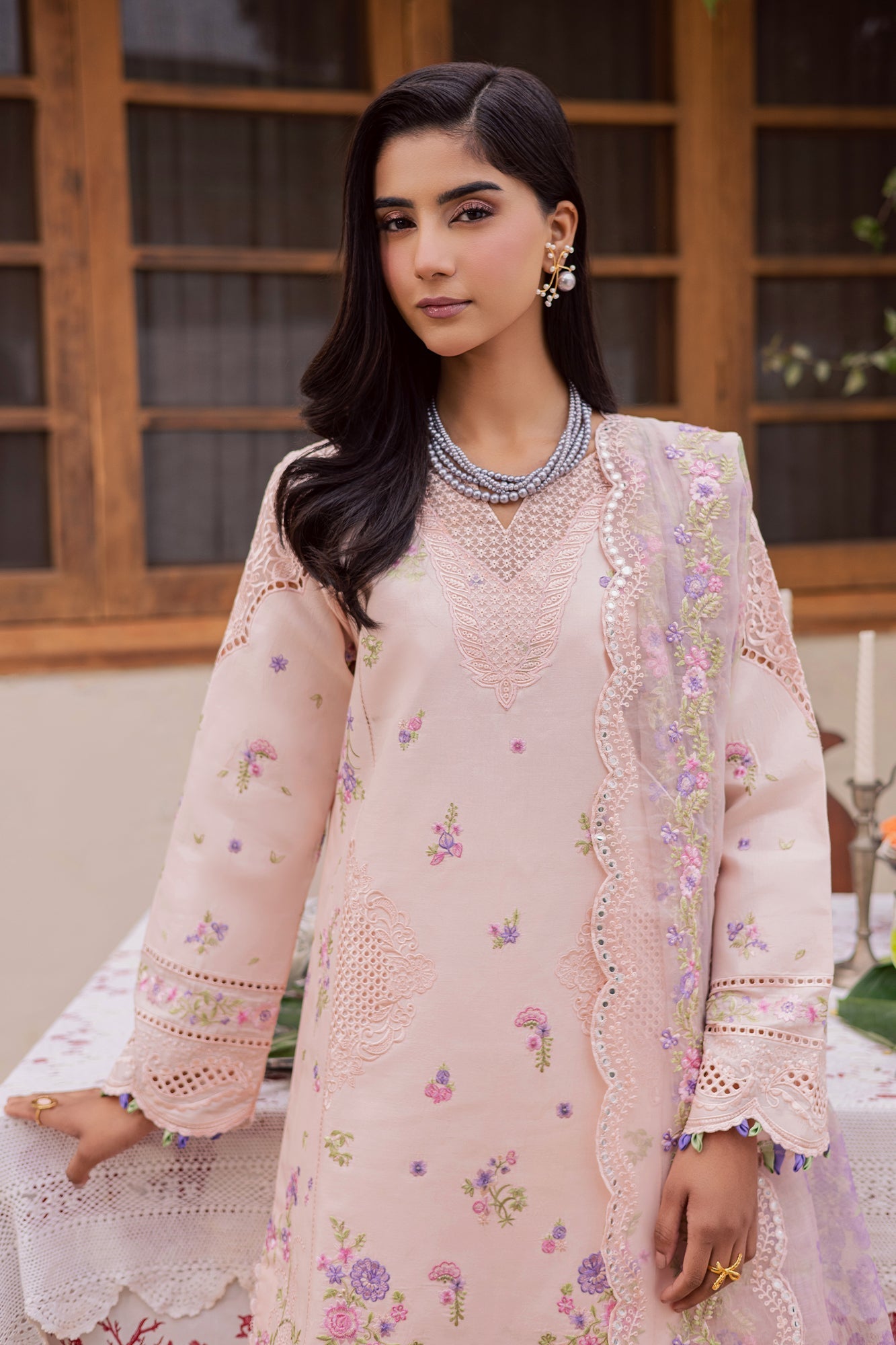 Rajbari | Selene Premium Festive Lawn | Kaya