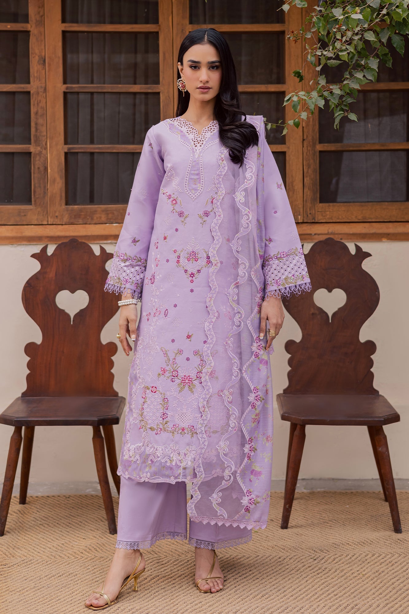 Rajbari | Selene Premium Festive Lawn | Nova