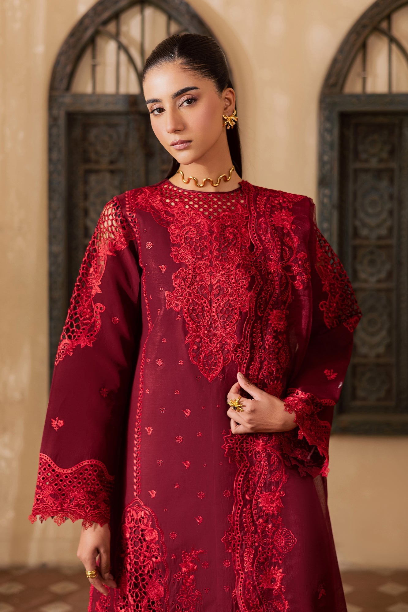 Rajbari | Selene Premium Festive Lawn | Nyra