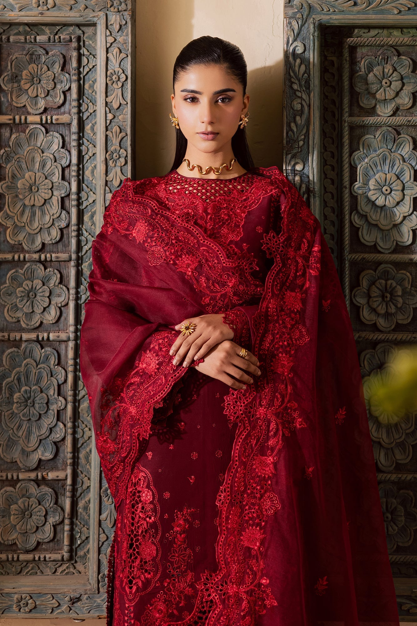 Rajbari | Selene Premium Festive Lawn | Nyra