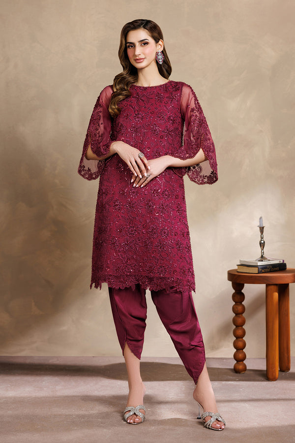 Zarif | Zayrah Formals | ZYR-SURKH-01