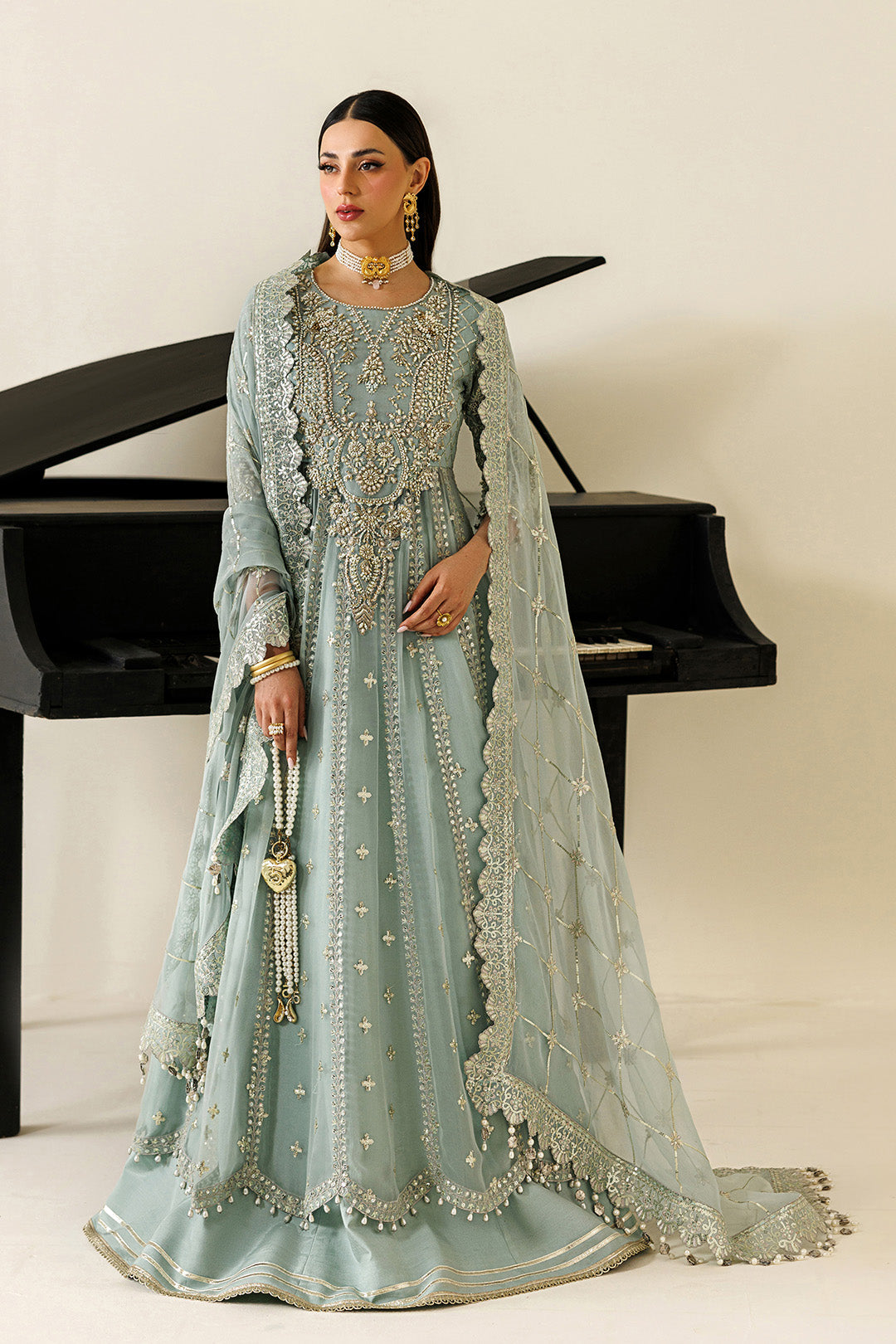 Alizeh | Aymal Luxury Bamber Chiffon | AF-BHM-4070-Sinoor
