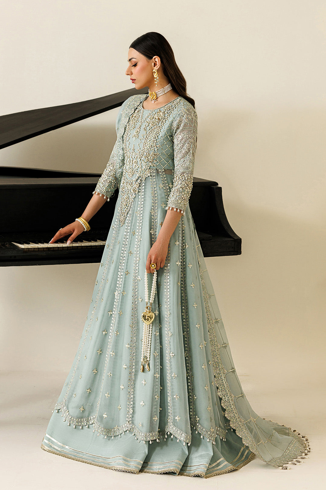 Alizeh | Aymal Luxury Bamber Chiffon | AF-BHM-4070-Sinoor