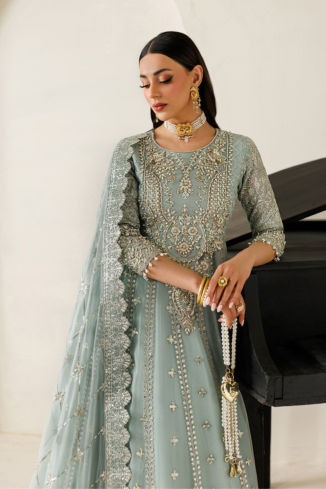 Alizeh | Aymal Luxury Bamber Chiffon | AF-BHM-4070-Sinoor