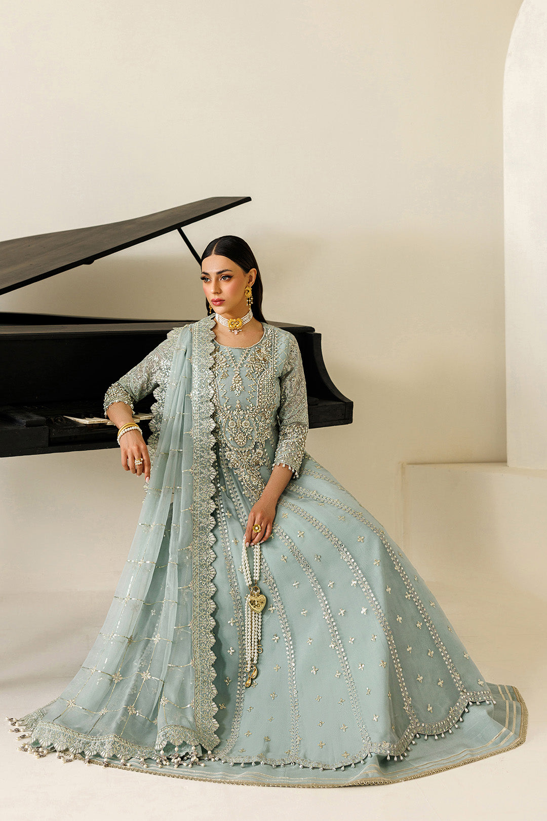 Alizeh | Aymal Luxury Bamber Chiffon | AF-BHM-4070-Sinoor
