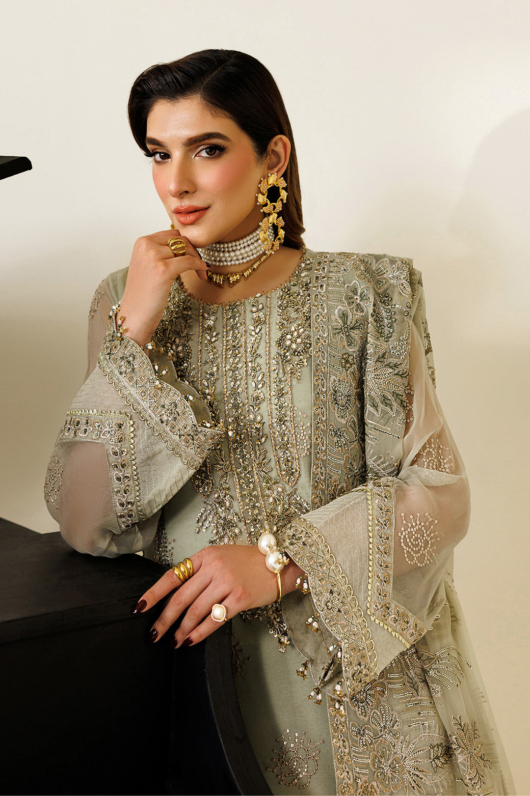Alizeh | Aymal Luxury Bamber Chiffon | AF-BHM-4072-Javi
