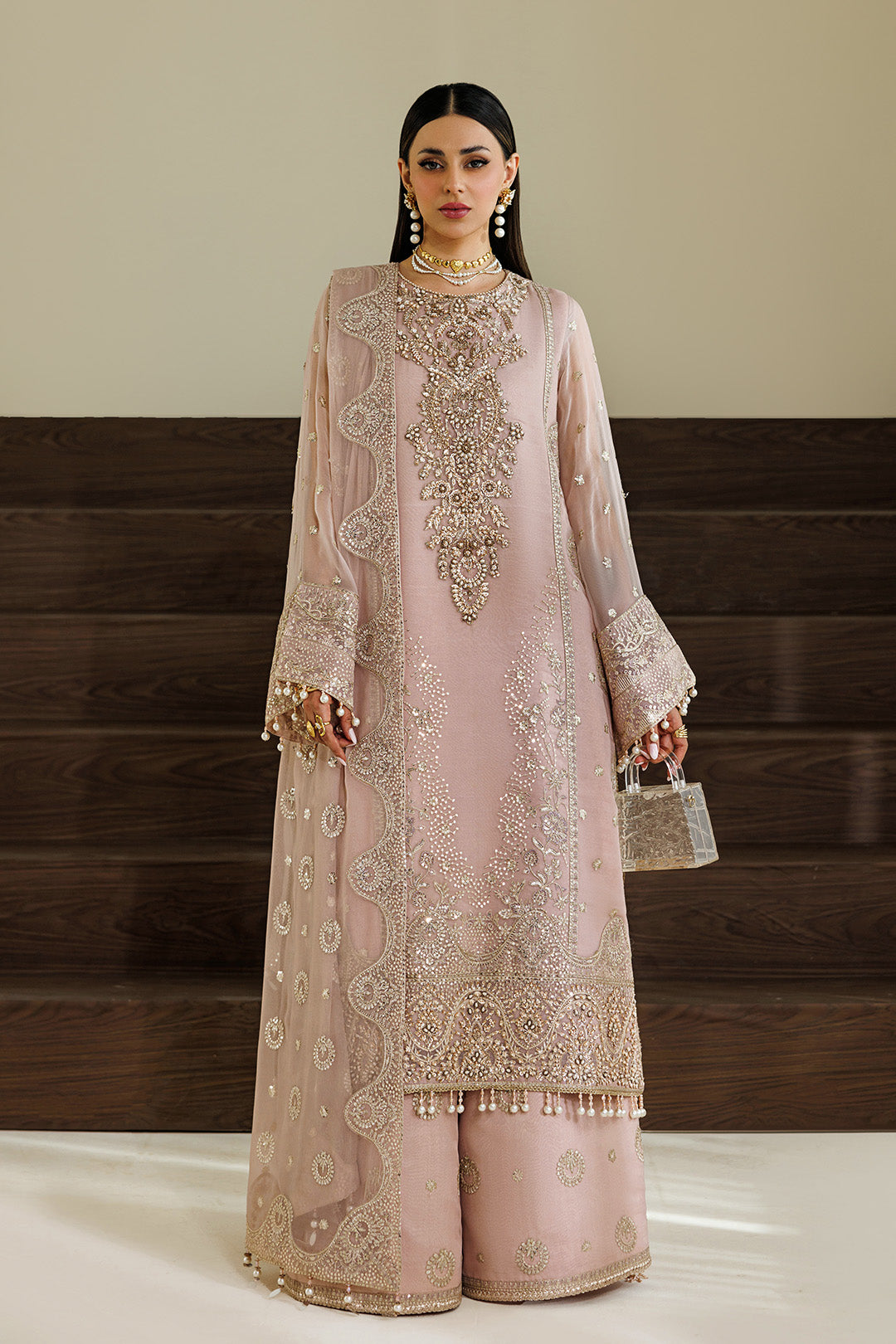 Alizeh | Aymal Luxury Bamber Chiffon | AF-BHM-4076-Reef